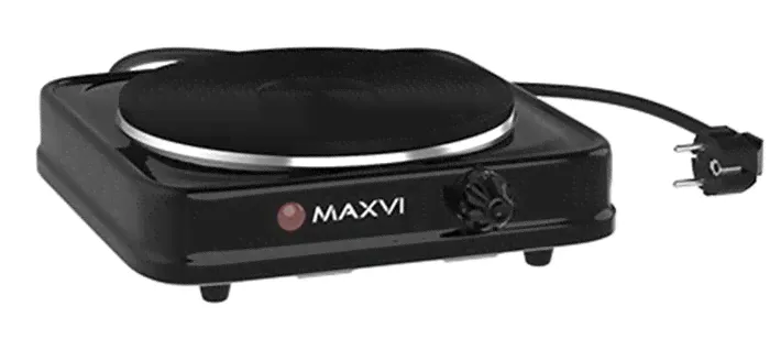 Настольная электроплита MAXVI HE111 black-0