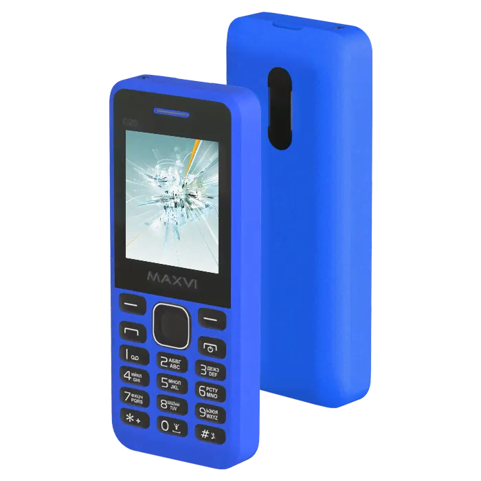 Мобильный телефон Maxvi C20 blue (без зарядного устройства)