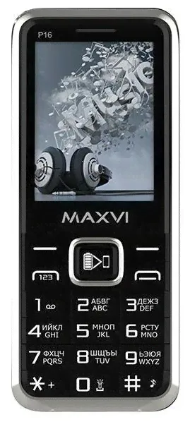 Maxvi Мобильный телефон Maxvi P16 black P16 . мобильный телефон-1