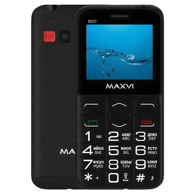 Обзор на Телефон MAXVI B231