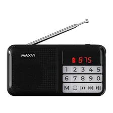 Радиоприемник Maxvi (Максви) PR-02 black