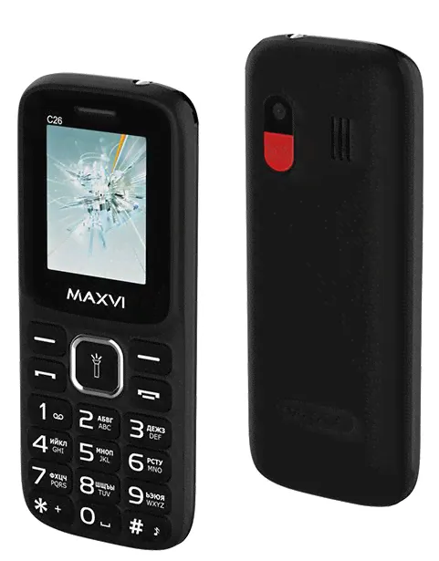 Сотовый телефон MAXVI C26 Black
