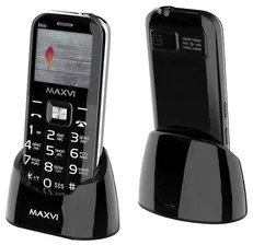 Мобильный телефон кнопочный Мобильный телефон кнопочный MAXVI B6ds black