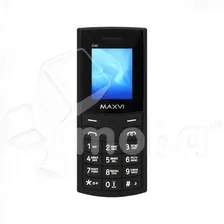 Мобильный телефон Maxvi C40 (2SIM, FM, MicroSD, фонарик, камера) Черный