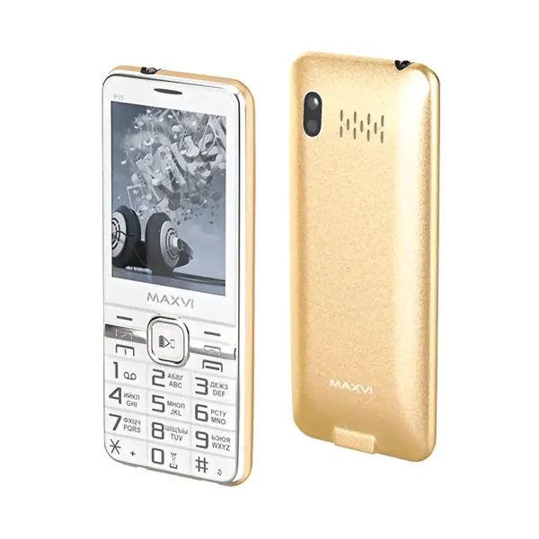 Мобильный телефон MAXVI P15 Gold-2