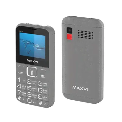 Сотовый телефон Maxvi B200 Grey-0