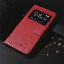 🛍 Чехол-книжка из искусственной кожи с окошком для Maxvi MS502 Orion MS531 Vega