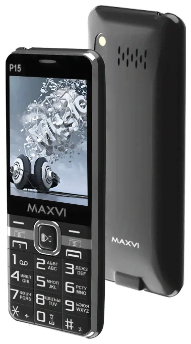 Телефон MAXVI P15 черный-0