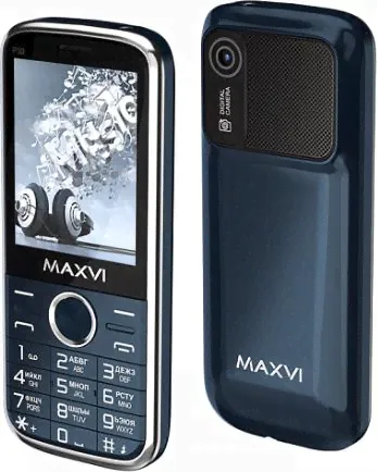 Мобильный телефон кнопочный Мобильный телефон кнопочный MAXVI P30 Blue