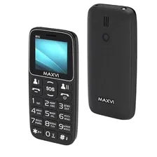 Компактный и надежный мобильный телефон MAXVI B110 Black